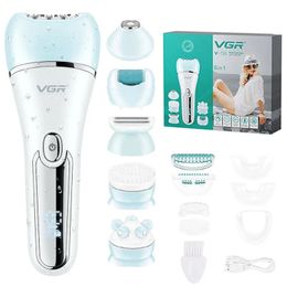 VGR Electric Womens Shampoo Womens Razor Leg Hair Removal Lip chin Hair Removal Womens Bikini Trimmer Hair Removal 240429