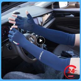 Knee Pads Cooling Arm Sleeves Cover Women Men Sports Running UV Sun Protection Gloves Outdoor Fishing Cycling Driving