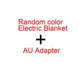 Electric Blanket Heater Single/Double Body Warmer Heated Thermostat Heating 1Pc Colour At Random Drop Delivery Home Garden Dhmbv