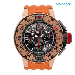 RM Mechanical Wrist Watch Rm032 Flyback Chronograph Diver Auto Gold Men's Watch Rg