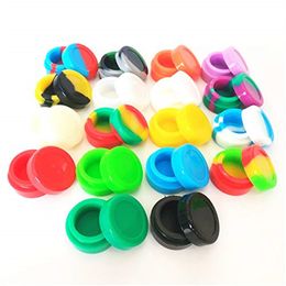 Silicone Wax Containers Assorted Colors Multi Use Non Stick Wax Oil Storage Jars Dab for Rigs Dab Straw container
