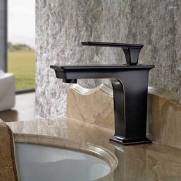 Bathroom Sink Faucets Classic Single Handle Hole Black Vessel Faucet Basin Mixer Tap Brushed Oil Rubbed Bronze B3271