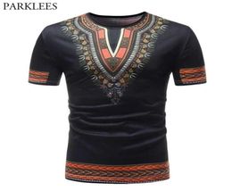 Fashion African Dashiki Print Men T Shirt Brand Casual Slim Oneck Short Sleeve Tshirt Men Hip Hop Tops Tees Mens Clothing 2103195175675