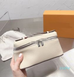 2024 handbag women's designer shoulder pattern cowhide clutch wallet Colourful diversity with box