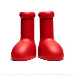 2023 uomini stivali da design da pioggia stivali di alta qualità boot rosso di alta qualità con bottini non colpiti con stivali da uomo in gomma di gomma dimensione bootie di gomma 2718390