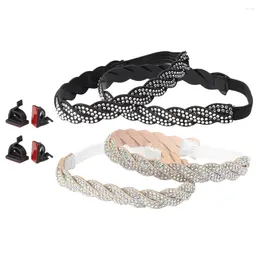 Vases 4 Pcs High Heels Anti Drop Pearl Anti-loose Shoelace Elasticity Women Shoes Accessory Straps Ankle Woven Bag Pearls