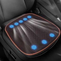 Pillow Summer Ice Silk Seat Breathable USB Plug-in Cooling Pad Three Gear Adjustment Air Flow Auto Interior Parts