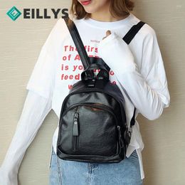 Backpack Women High Quality Leather Anti-thief Girl Multifunction Shoulder Bookbag School Bag Cute Fashion