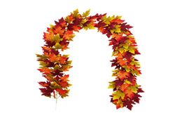 Artificial Autumn Fall Garland Hanging Plant for Home Garden Wall Doorway Backdrop Fireplace Decoration4698415