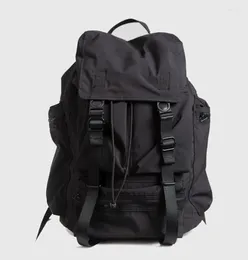 Backpack Goth Unisex Drawstring Bag Black Knight High-capacity Multiple Pockets String