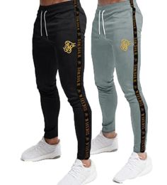 Mens Joggers Sweatpants Sik Silk Fitness Elastic Trousers Hip Hop Skinny Tracksuit Siksilk Pant Men Casual Silk Silk Track Pants X9577219