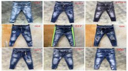 2020 mens jeans denim ripped jeans for men skinny broken Italy style hole bike motorcycle rock revival pants12s tyle4229590