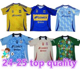 S-4XL 24 25 NAUL Tigres Home Soccer Jerseys 2024 2025 home Away GIGNAC VARGAS DAMIAN Camiseta de Foot Maillot Shirt Third men kids women player Football Uniform8899