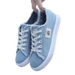 Fitness Shoes 2024 Women's Summer Canvas Students Casual Flat Female Sneakers Lace-up Ladies Tenis Zapatillas Mujer