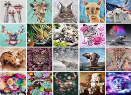 5D Diamond Painting Kits Beginner Animal Full Drill ArtPainting by Numbers Drawing for Home Decoration Gem Art 12x8 inches XB6538085