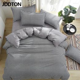 Bedding Sets JDDTON Classical Simple Style Galaxy Sea Stripe Bed Linen Duvet Cover Set AB Side Sheet Pillowcase BE094