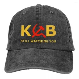 Ball Caps KGB Still Watching You Baseball Peaked Cap USSR Union Of Soviet Socialist Republics Sun Shade Hats For Men Women