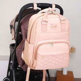5-in-1 Mommy with Diaper Pad Nursing Bags Maternity USB Multifunctional Portable Large Baby Stroller Hanging Bag
