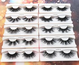 NEW 20Pairs 3D Faux Mink Eyelashes Natural Thick Long False Eyelashes Dramatic Fake Lashes Makeup Extension Eyelashes3921206