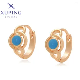 Hoop Earrings Xuping Jewellery Fashion High Quality Elegant Gold Colour For Women Gift X000108742