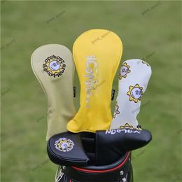 Malbons Other Golf Products Sun Fisherman Golf Club #1 #3 #5 Mixed Colours Wood Headcovers Driver Fairway Woods Cover PU Leather Head Covers Golf Putter Mal 401