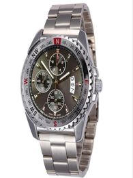 Luxury mens watches Quartz movement Chronograph Grey dial Wristwatches F1 racing men039s sport watch sport2745009