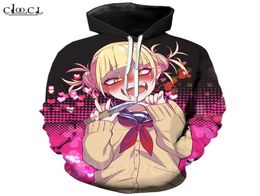 new style sexy anime girl my hero academia ahegao manga hoodie men women 3d print himiko toga hip hop streetwear pullovers5262353