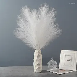 Decorative Flowers 3PCSHoliday Wedding Party Plant Simulation For Home Bedroom Room ReedFashionable Pampas Grass Bouquet Decoration