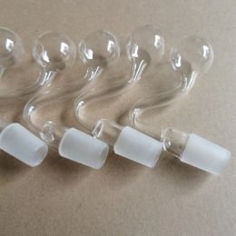 10mm 14mm 18mm Clear hookahs Thick Pyrex Glass Oil Burner Male Female Joint For Water Pipe Glass Bong Dab Rig bowl ZZ