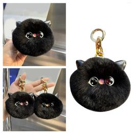 Decorative Figurines Cute And Car Keychain Pendant H Doll School Bag Ornament Lighted Hanging Christmas Decorations