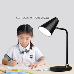 Table Lamps Artistic LED USB Port Lamp Office Eye Protection Study Work Simple Folding Bedroom Bedside El Personalised