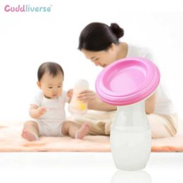 Breastpumps Portable silicone manual breast pump to prevent milk leakage mother and baby feeding supplies with dust cover WX