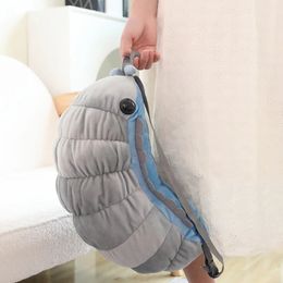 40cm Pill-bug Plush Backpack Cartoon Cute Plush Toy Soft Stuffed Animal Shoulder Bag for Kids Girls Birthday Gifts 240508