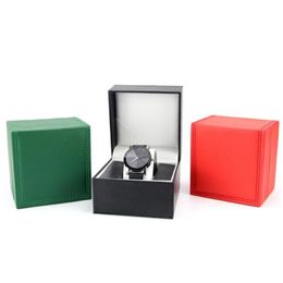 Watch Boxes & Cases Pu Leather Box Jewellery Display Gift Wristwatch Storage Case With Pillow Drop Delivery Watches Accessories Dhnzb