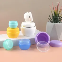 Storage Bottles 50pcs Multi-color Mushroom Shaped Container Jars With Lids And Inner Liners Empty Lotion Containers Travel Cream Plastic