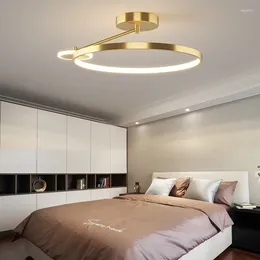 Ceiling Lights Bedroom LED Light Intelligent Remote Control Personalised Circular Design Corridor Indoor Lighting Fixtures