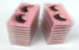 Whole lashes 10 styles 3D Mink Lashes Bulk Natural False Eyelashes Hand Made Makeup Eye Lashes 3D Mink Eyelashes9274474