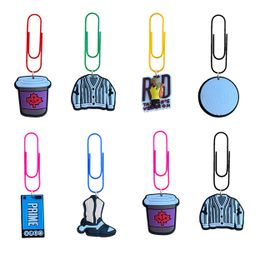 Christmas Decorations Lovely Cartoon Paper Clips Shaped Paperclip For School Colorf Paperclips Nurse Cute Bookmark Office Supplies Gif Ot6Ai