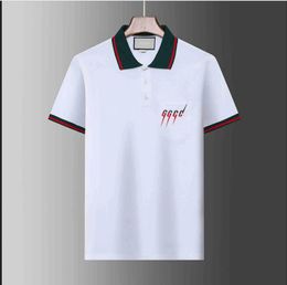 Mens Polo Graphic T-Shirt Designer Man Fashion Horse T Shirts Casual Men Golf Summer Polos Shirt Embroidery High Street Trend Top Tee Asian size M-XXXL