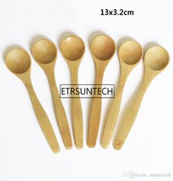 7 Size Small bamboo Spoons Natural EeoFriendly Mini Honey Spoons Kitchen Mini Coffee Teaspoon Kids Ice Cream Scoop 913cm LX10238836443