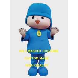 blue boy mascot custom adult size cartoon character carnival costume 3371 Mascot Costumes