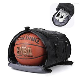 Storage Bags 3in1 Basketball Fitness Backpack Travel Men Large Capacity Multifunctional Outdoor Luggage Bag USB Interface