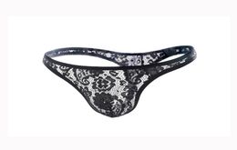 Sexy Men Underwear Lace Tanga Underwear Pouch Briefs Gay Underpants Jacquard Lingerie GString for men8057386