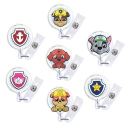 Business Card Files Wang Team 33 Cartoon Badge Reel Retractable Nurse Id Cute Clip For Office Nurses Doctors Name Tag Nursing Funny Re Otkrz