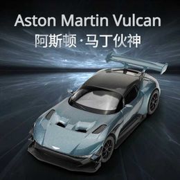 Diecast Model Cars 1 32 Aston Martin Vulcan Sport Car Model Alloy Diecast Metal Toy Vehicle Simulation Sound Light Car for Children Gift Collection Y240520CJY4