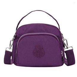 Shoulder Bags Women Handbags Nylon Pure Colour Large Casual Tote For Ladies Female 2024 Travel Bag Sac Main
