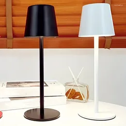 Table Lamps 1pc Modern Cordless Lamp LED Metal Creative Light Rechargeable Touch Night Bedside Couple Dinner/Restauran