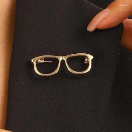 Brooches Cute Hollow Out Glasses For Women Fashion Lapel Badges Fun Creative Cartoon Jewelry Accessories Clothing