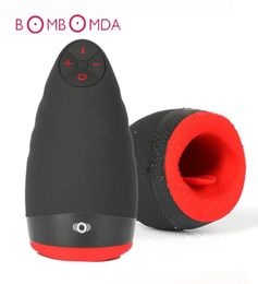 Electric Penis Sucking Vibrator For Men Mastubation Cup Sex Machine Penis G spot Stimulate Massager Adult Sex Toys Intimate Good Y5562505