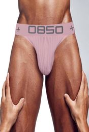 Underpants 0850 Fashion Sexy Man Briefs Gays Underwear Cotton Soft High Fork Sissy Lingerie For Men Underware Bikini BS35176967364
